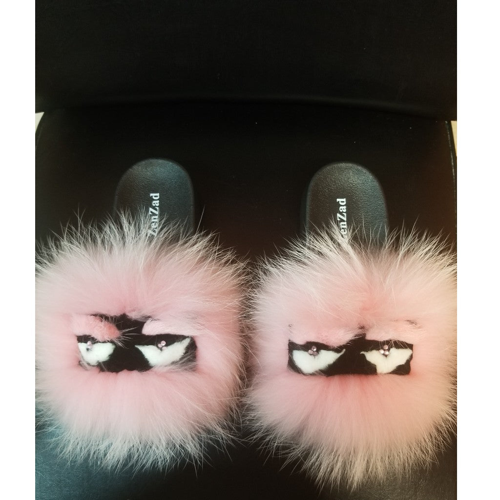 Monster Fur slippers