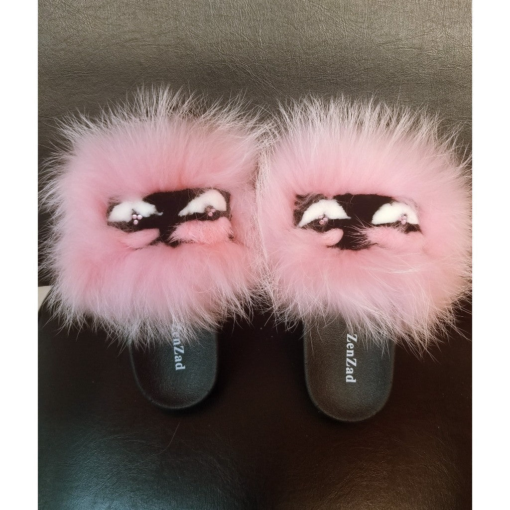 Monster Fur slippers