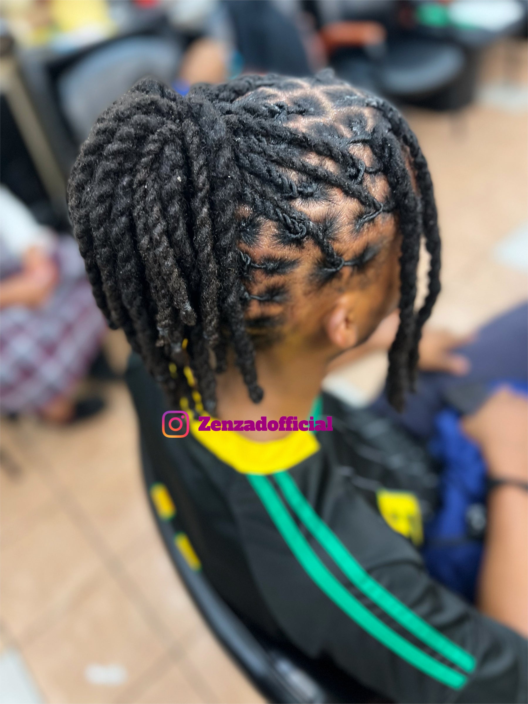 14 inch dreads extension black