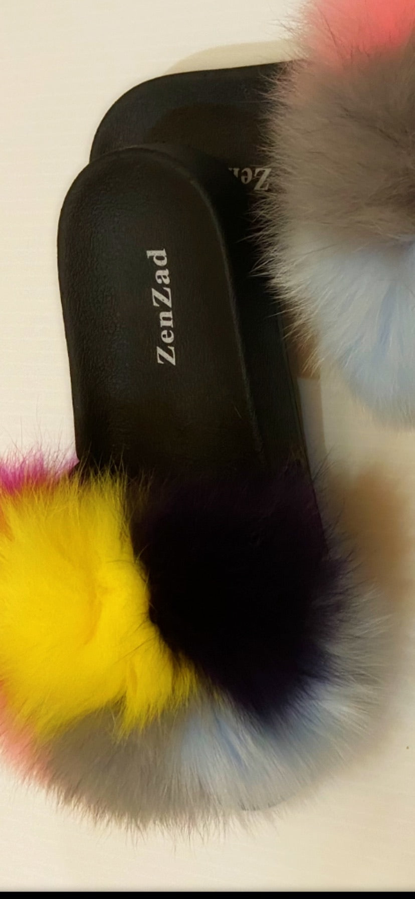 Tipsy fur slippers