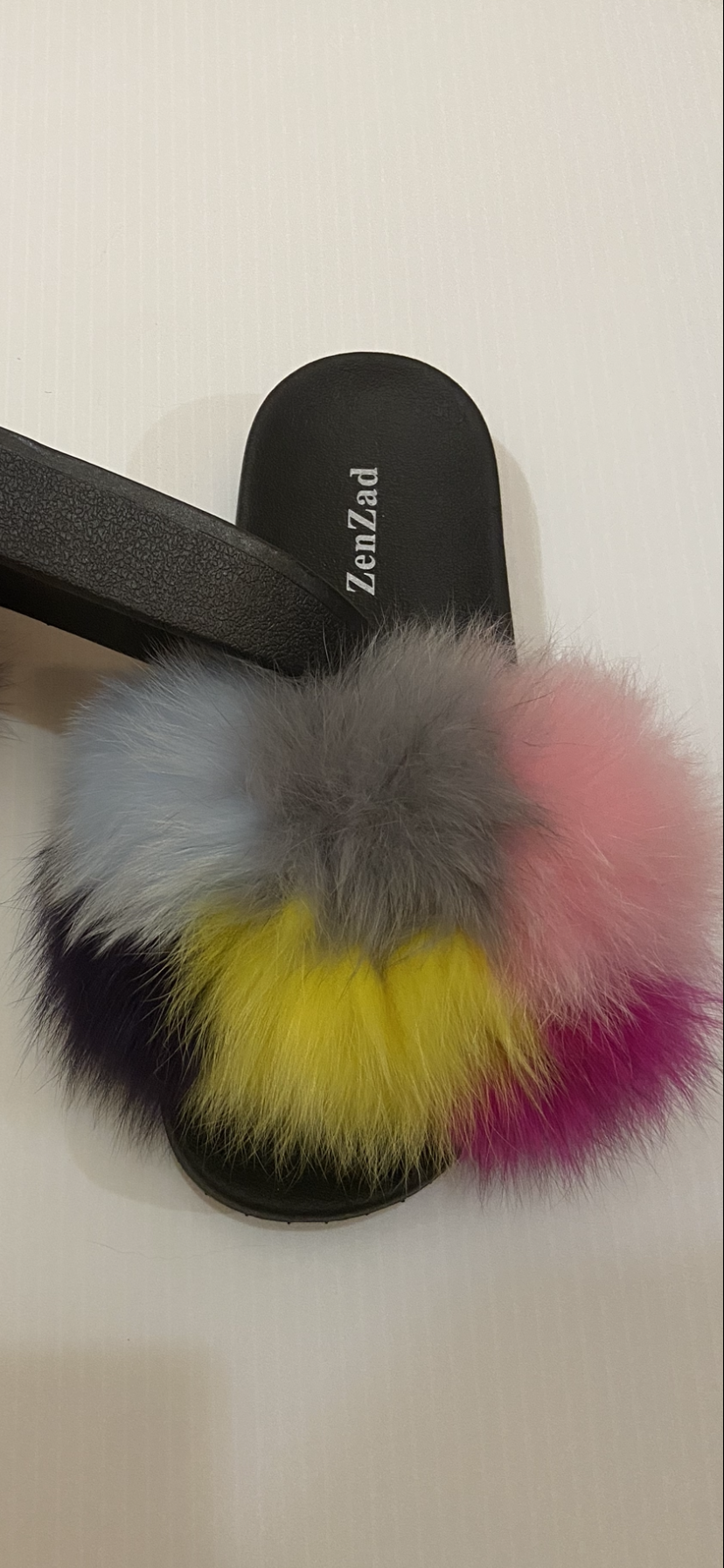 Tipsy fur slippers