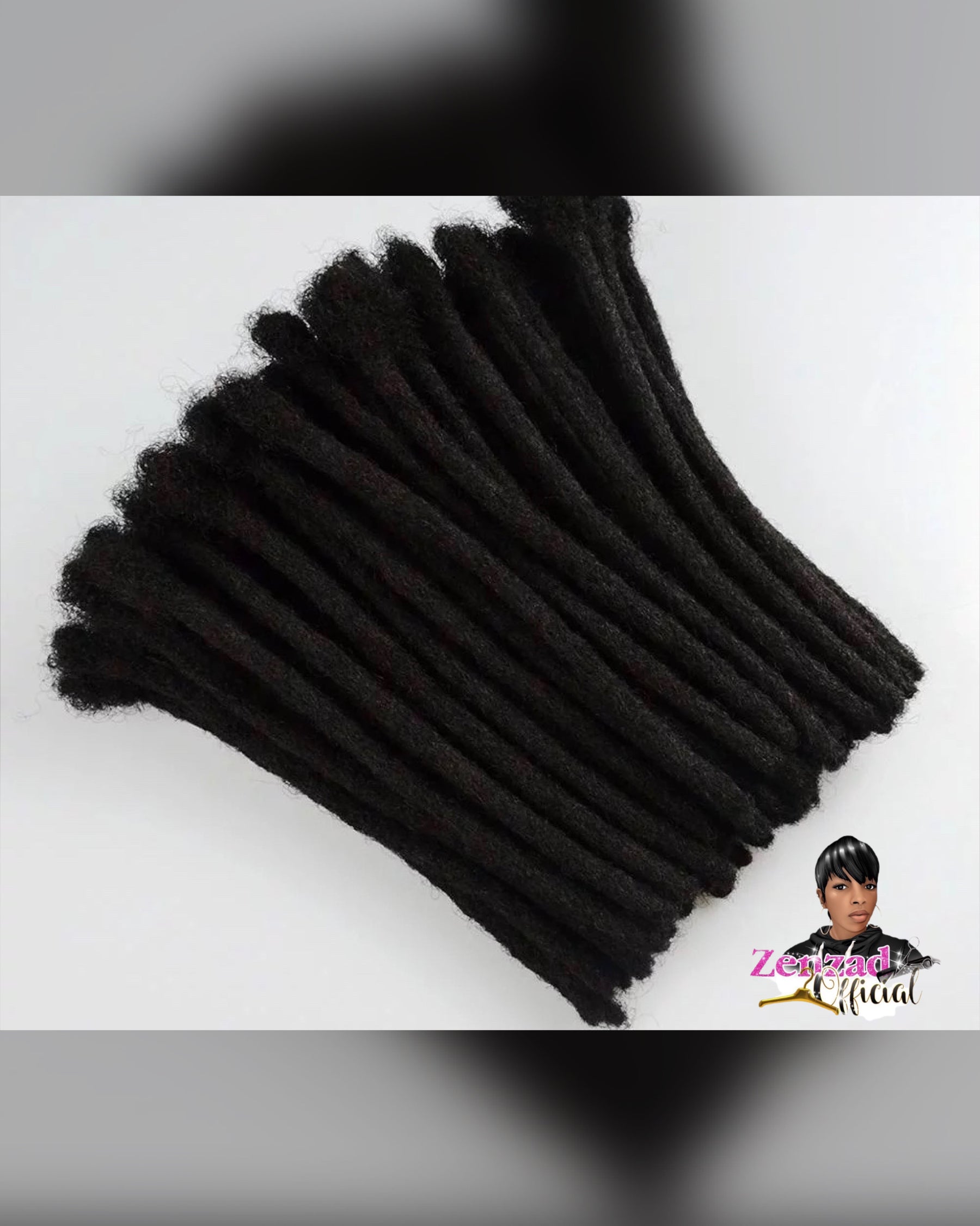Natural black dreads extension